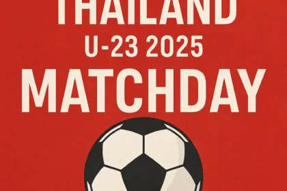 Poster pertandingan Indonesia vs Thailand U-23 2025 skor akhir